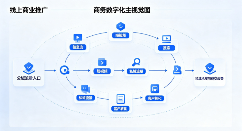 故城县线上商业推广怎么做？全域流量闭环搭建与低成本转化实战指南